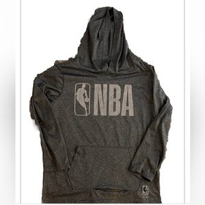 NBA lightweight gray NET DRY hoodie size 8